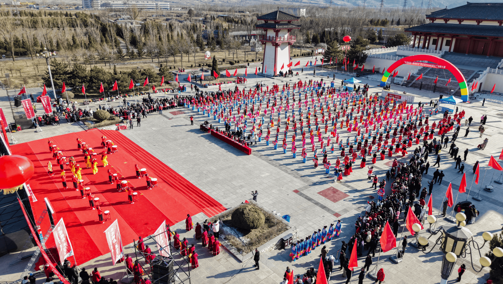 山西靈丘：群眾廣場舞大賽奏響文旅融合開年序曲