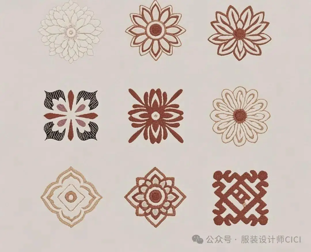 國風古韻-刺繡紋飾紋樣圖案設計分享!