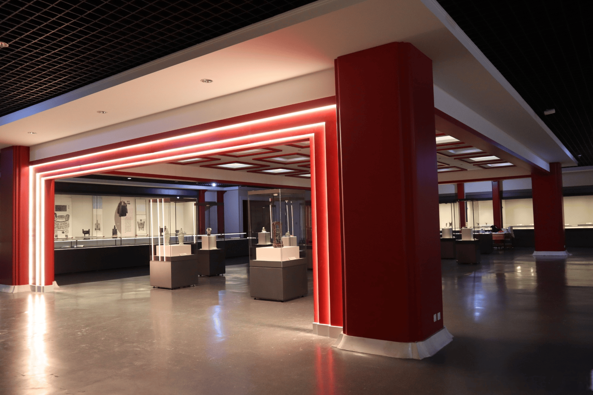 陝西博物館裝修設計施工要點，博覽館裝修設計，展廳裝修設計